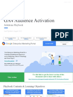 GA4 Audience Playbook (Retail - Tech, CPG, Auto) - Q3'22