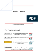 TR 631 LT 2.4 Mode Choice Modelling