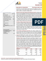 Motilal Oswal Zomato IPO Note