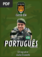 ESA PORTUGUÊS - Ex. - Ortografia, Novo Acordo Ortográfico e Hífen