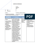 Sesion de Aprendizaje