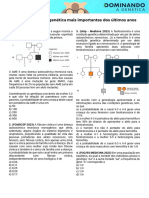 As 10 Questões de Genética Mais Importantes Dos Últimos Anos