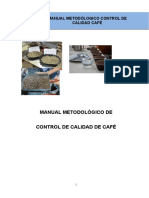 Manual Metodológico de Control de Calidad de Café (Revisión)