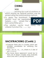 Backtracking: General Method