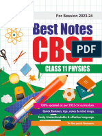 Class 11 Physics Best Notes For English Medium Session (2023-2024) Chapter - 7 System of Particles and Rotational Motion