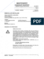 SKL Main Bearing Procedure