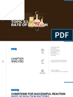 (CHEM CS) Chapter 5.1 - Rate of Reaction