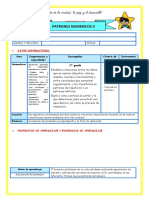 Sesion Patrones Numericos Ii