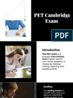 PET Cambridge Exam