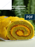 Mango Passion Fruit Swiss Roll