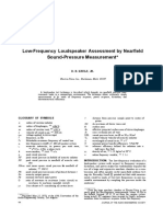 AES 1974 Published D.B.KEELE JR. 1974-04 - Low Frequency Loudspeaker Assessment by Nearfield Sound-Pressure Measurement Paper (Convertido)