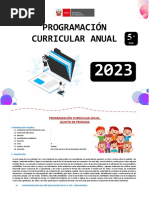 Pca 2023 - Primaria 5º Programacion Anual