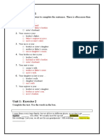 Unit 1 - Grammer - Vocabulary