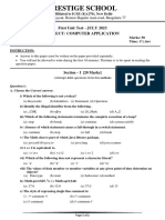 10th Computer Unit Test I Paper