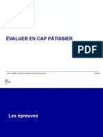 R20 - Évaluer en CAP Pâtissier