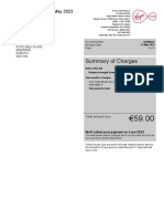 Summary of Charges: My Bill Summary For May 2023