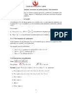 CE101 - EPE - Ecuaciones de 1er Grado y Valor Numérico