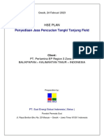 HSE PLAN Pertamina EP