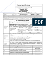 Res-4701 Course Specification