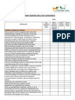 Veterinary Nursing Skills Matrix