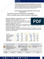 Operação Com Crescimento de Reservas Confirmadas (2% No 2T23 e 20% No Semestre) Nova Gestão Com Foco No Crescimento Com Rentabilidade