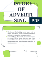 History of Advertising 1