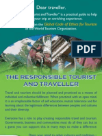 Responsible Tourist Brochure