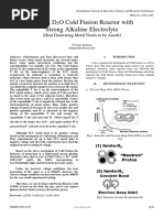 Correct D2O Cold Fusion Reactor With Strong Alkaline Electrolyte