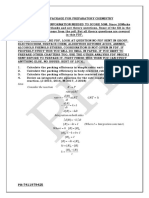 II Puc Scoring Package For Preparatory Chemistry