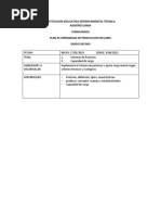 Plan de Aprendizaje Pecuaria 10-23 Pastoreo y Capacidad de Carga