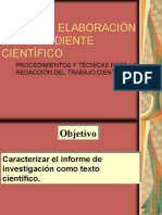 Procedimientos y Técnicas para La Redacción Del Trabajo