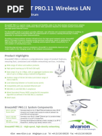 Alvarion Breezenet Pro11 Wireless Lan Datasheet