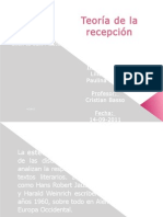 Teoria de La Recepcion