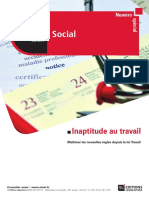 Bulletin Social Inaptitude Au Travail