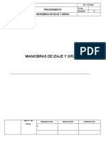 Pts Procedimiento Maniobras de Izaje y Gruas