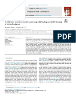 A Settlement Prediction Model Considering Tidal Loading and Traffic Loading