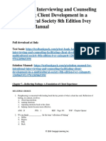 Intentional Interviewing and Counseling Facilitating Client Development in A Multicultural Society 8th Edition Ivey Solutions Manual 1