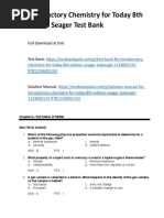 Introductory Chemistry For Today 8th Edition Seager Test Bank 1