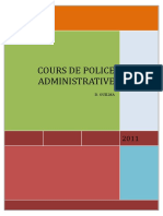 Cours de Police Administratve