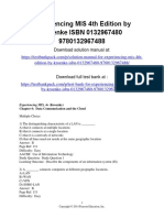 Experiencing MIS 4th Edition Kroenke Test Bank Download