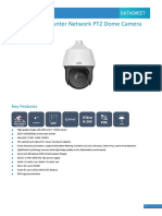 UNV IPC6612SR-X33-VG 2MP 33x Lighthunter Network PTZ Dome Camera Datasheet V1.7-EN