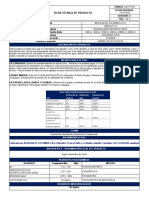 Ficha Técnica Blanqueador Desinfectante V