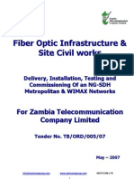 Microsoft Word - Fiber Optic Infrastructure & Site Civil Works v-2