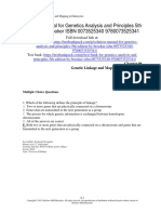 Genetics Analysis and Principles 5th Edition Brooker Test Bank Download