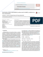 Passivation of X65 Carbon Steel in Co2