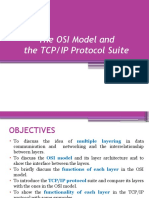 The OSI Model and The TCP/IP Protocol Suite