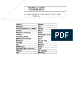 Liste Tirage Au Sort Séjours 2023