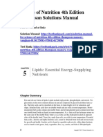 Science of Nutrition 4th Edition Thompson Solutions Manual 1