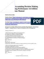 Managerial Accounting Decision Making and Motivating Performance 1st Edition Datar Test Bank Download