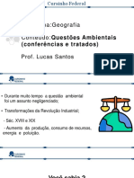 Aula 2 (2° Sem) Conferências e Tratados Internacionais